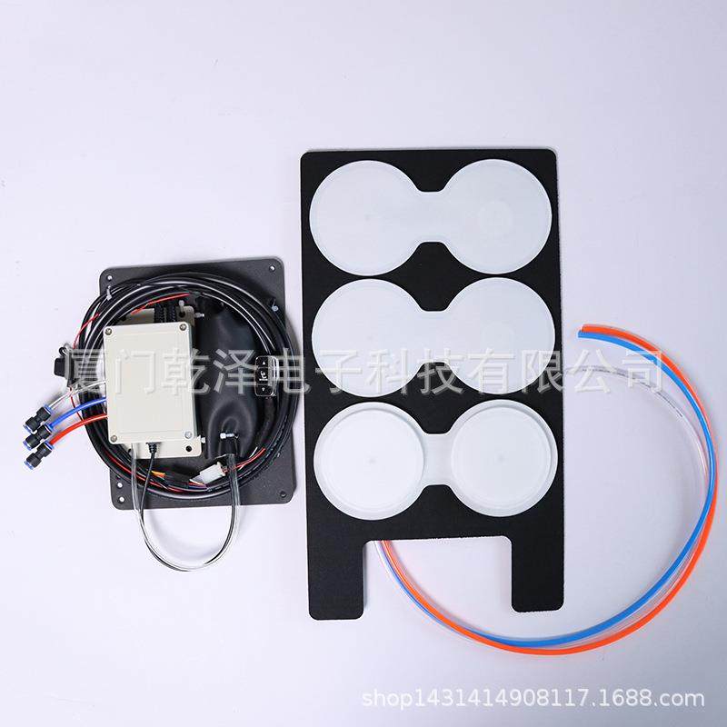 汽车座椅按摩改装腰托气囊航空座椅三按键6点按摩腰背部按摩改装