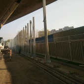 高强砂浆流动底座风声重力砂浆 动大流重力微 填充式 膨胀屏障安装