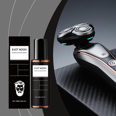 EAST MOON Men's Razor Cleaner for Electric Shaver Heads - Cl