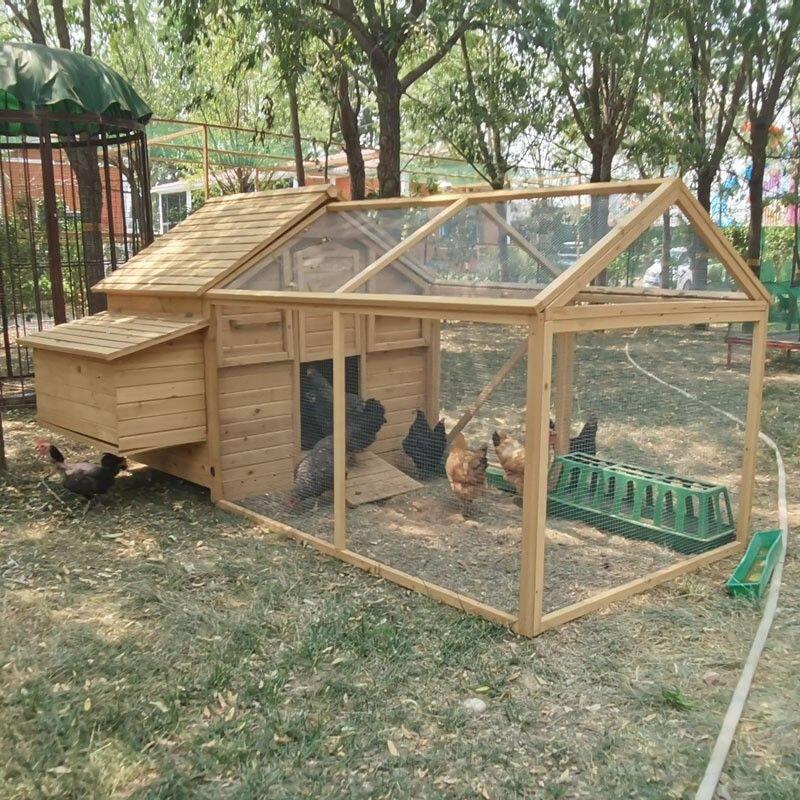 户外兔子窝鸽舍鸡屋鸡舍兔笼兔屋养鸡专用鸡笼子家用室外大号鸡窝