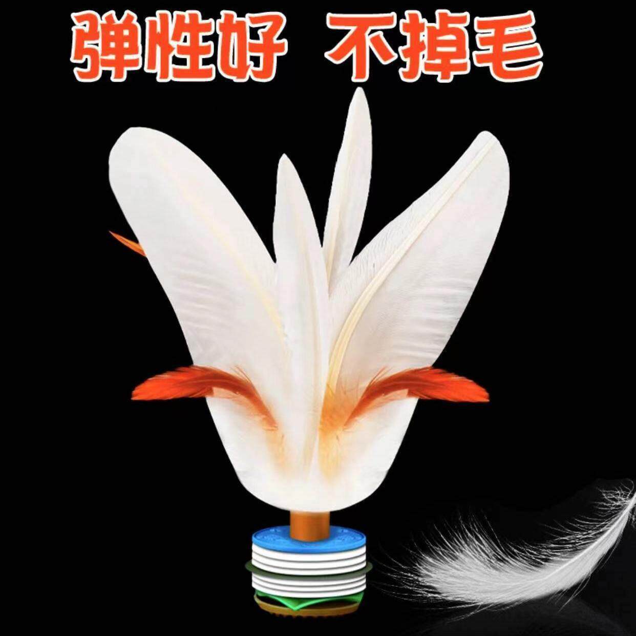 毽子运动专用毽球踢毽子键子耐踢成人比赛儿童小学生大白腱健踺子