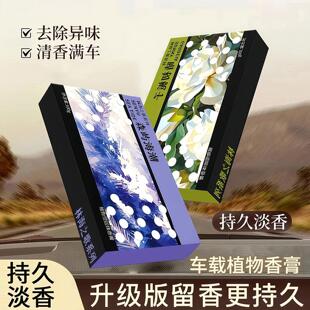 Car Solid Fragrance High-end Air Purifier Freshener and Odor