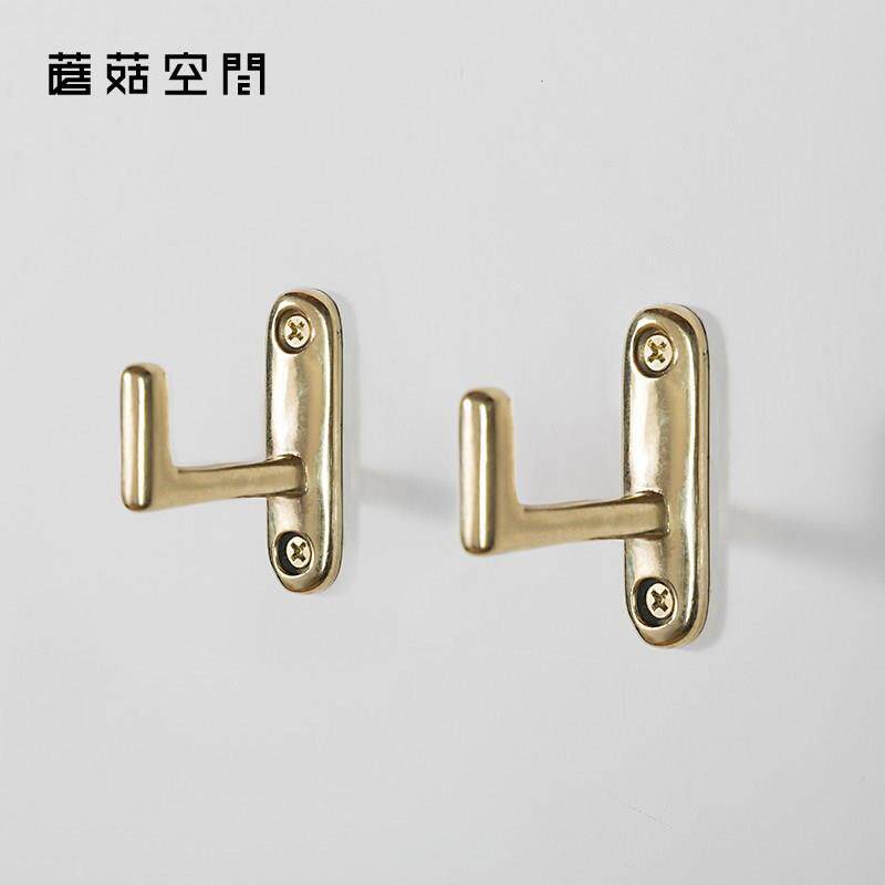 北欧创意黄铜挂钉 装饰挂钩 日历照片明信片组合壁挂钩 墙面装饰