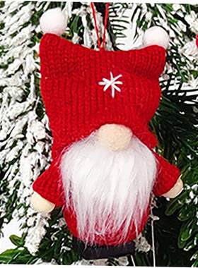 Christmas Wool Cute Faceless Plush Doll Gnome Decoration Han