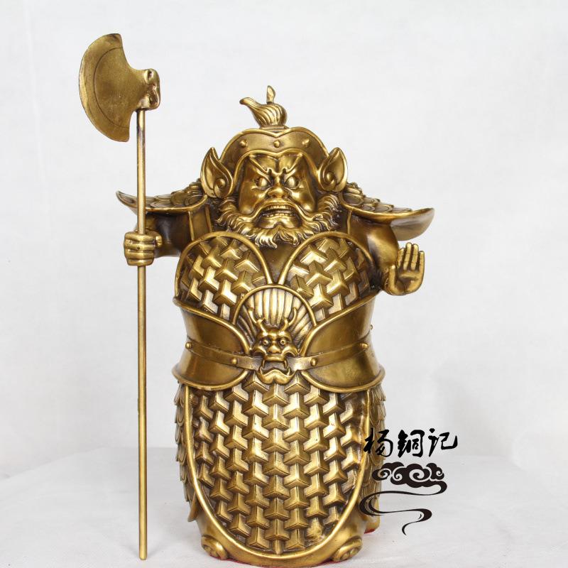 杨铜记 铜门神摆件 守护神 居家店铺 厂家直销