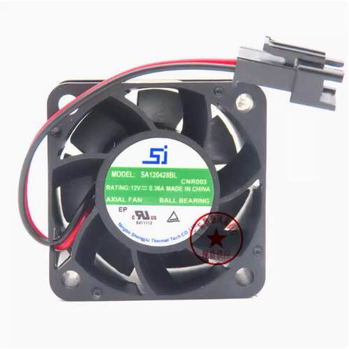 全新SA120428BL DC12V 0.36A 4cm厘米4028 2线变频器散热风扇