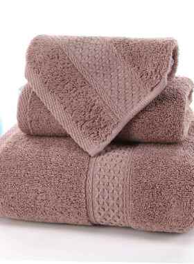 3pcs set cotton beach bath face towel 全棉毛巾浴巾三件套