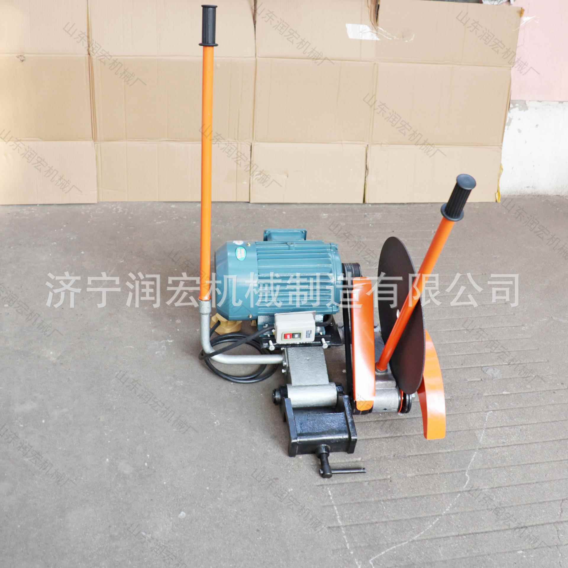 铁路养护轨钢锯机钢厂工字钢ZLW切割切轨机电动三相电轨轨内燃锯