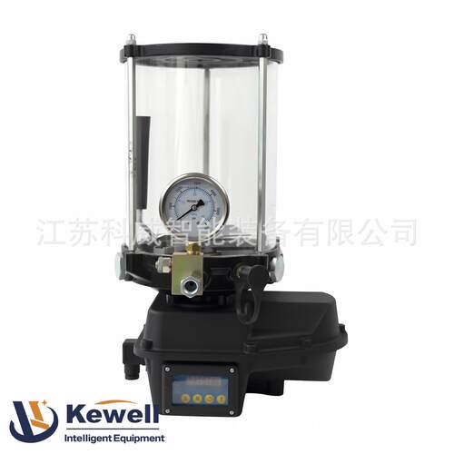 科威KC电动油脂润滑泵 金属油管2L4L6L 220/380V带报警黄油润滑泵