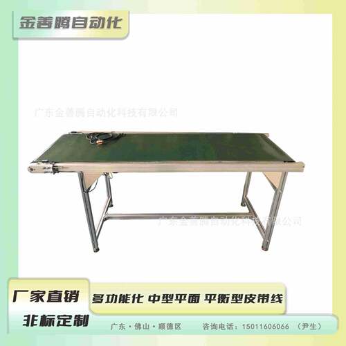厂家直销多功能化中型平面平衡型皮带线