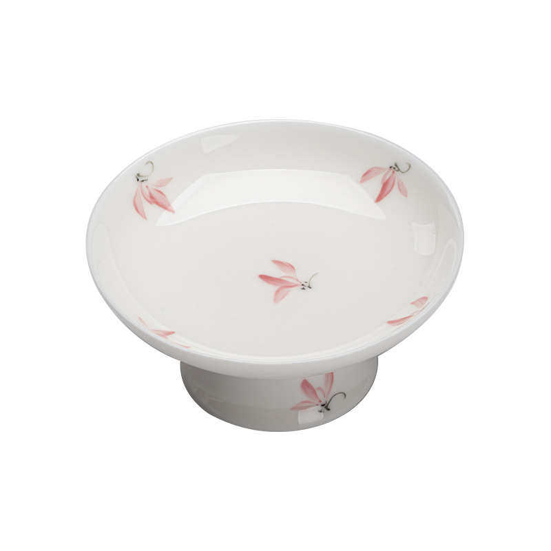 弥言纯手绘兰花高足壶承家用干泡盘家用陶瓷养壶垫盖碗茶托茶点盘,餐饮具,茶具礼盒,淘宝优惠券,粉丝福利购,淘宝优惠卷