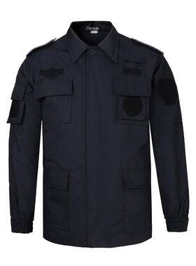 网格保安工作服春秋特训男夏季短袖安保作训裤子战训服夏装单上衣