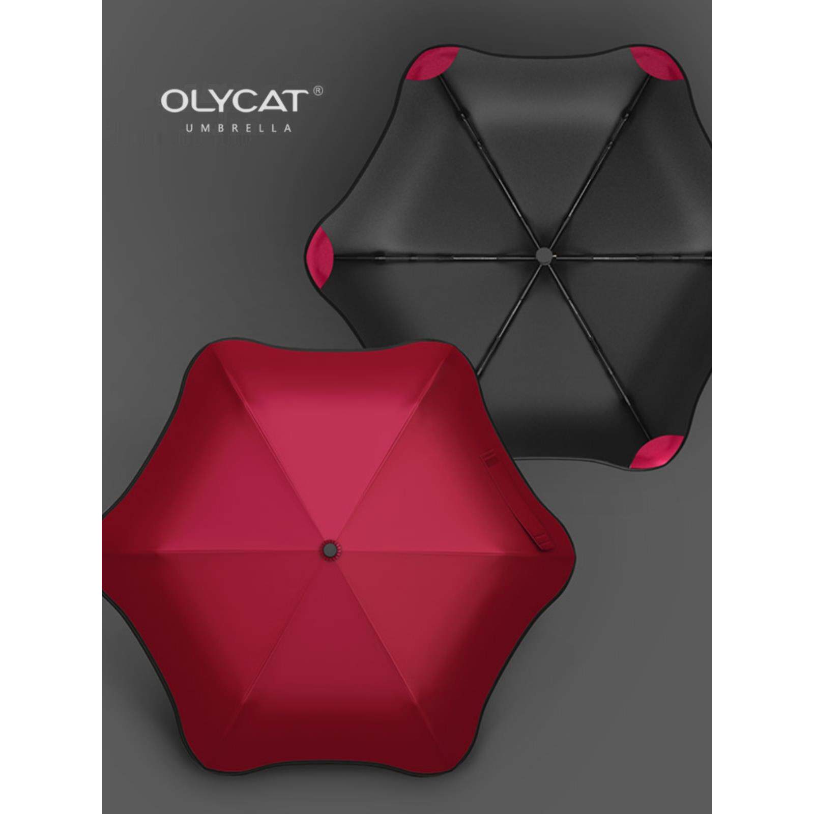 OLYCAT欧力猫创意花形三折伞 晴雨伞遮阳防紫外线 太阳伞