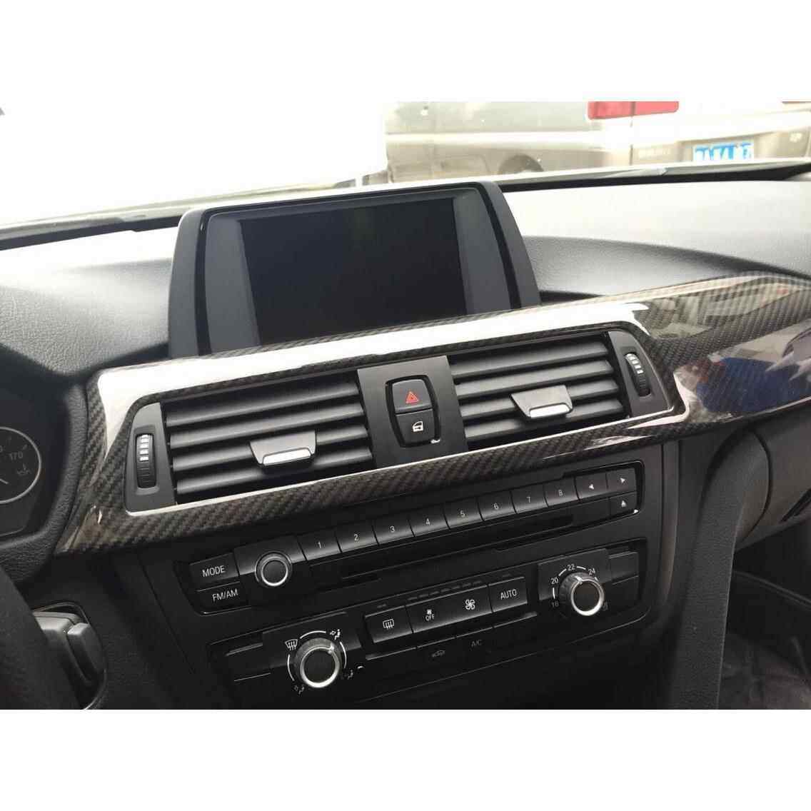 适用于宝马改装BMW新款3系F30F35低配时尚版碳纤维内饰贴片装饰件