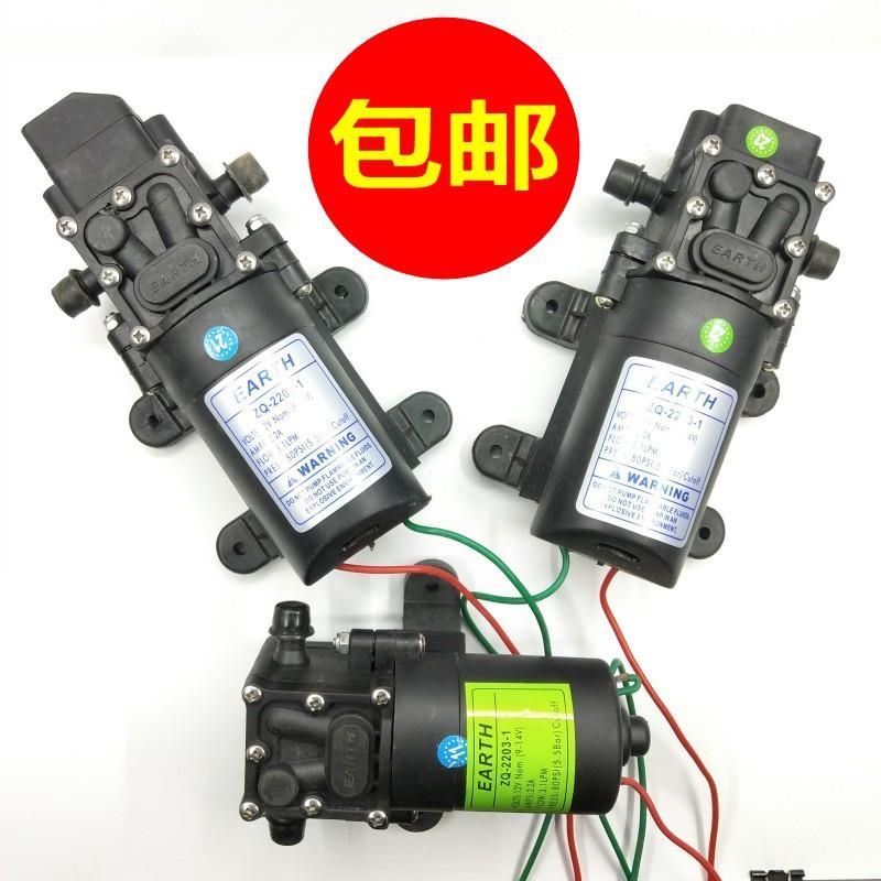 新款直销包邮农用12v伏电动喷雾器专用水泵电机小马达水钻自吸隔