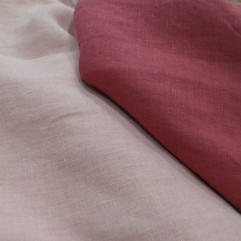 瑜伽 洗砂面料麻布洗亚麻布纯水水亚麻14洗 14*纯服亚麻衬衣 太极