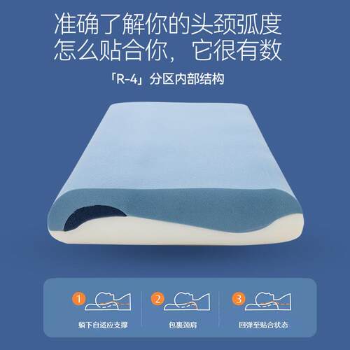 球星酒店同款记忆深睡回prYRo慢弹记忆枕礼护颈枕芯亚朵平替品枕