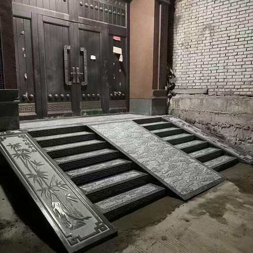 庭院台地砖317过式门槛台阶石室外古阶复石中门厅别墅楼梯踏步石