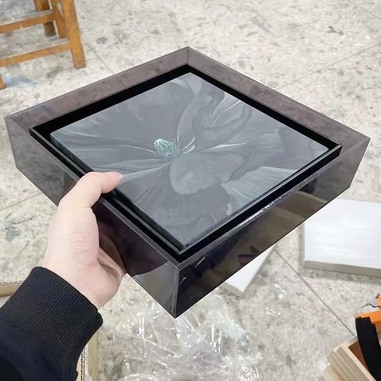 画框装裱a4挂墙a3大相框裱画4K素描油画外框8K亚克力任意尺寸