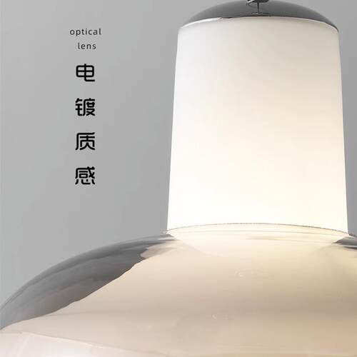 意式极简北欧现代小户型餐厅吊灯个性简约现代灯具设计师玻璃饭厅
