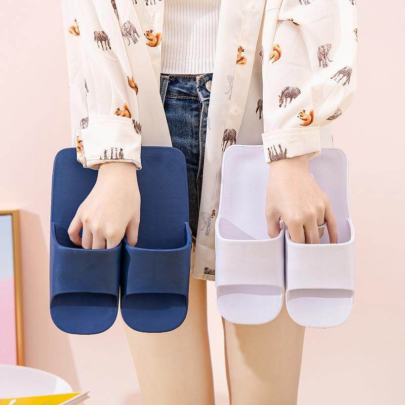 踩屎感拖鞋不分左右脚酒店温泉会所拖鞋女夏季情侣室内静音凉拖鞋