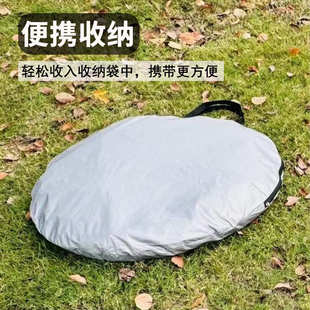 新款 戶外野餐露營帳篷 全自動速開折疊船型帳篷防曬一拋即開手拋式