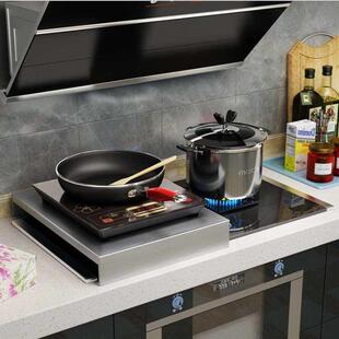 瓦斯炉盖板罩全封闭底座瓦斯竈加高电磁炉竈台支架托架台面悬空