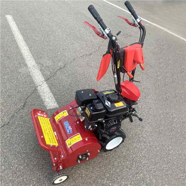 山地杂割草碎草机 10四7冲程汽草油动力碎草还田机 走自式al-6569