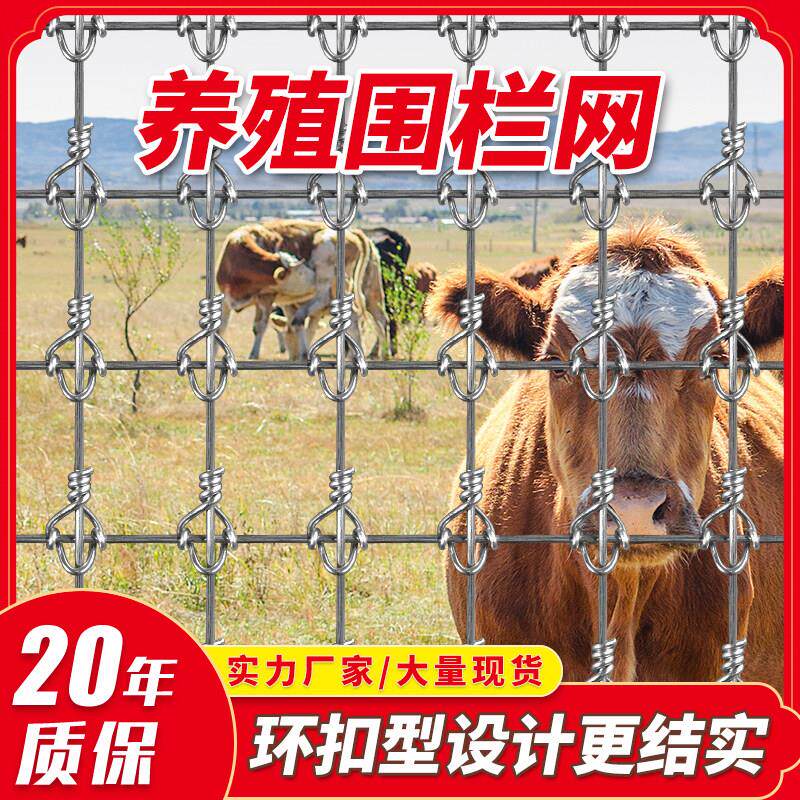 铁丝网围栏养殖网镀锌养鹿网栅栏防护网防锈牛栏网果园围栏护栏网