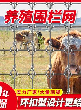 铁丝网围栏养殖网镀锌养鹿网栅栏防护网防锈牛栏网果园围栏护栏网
