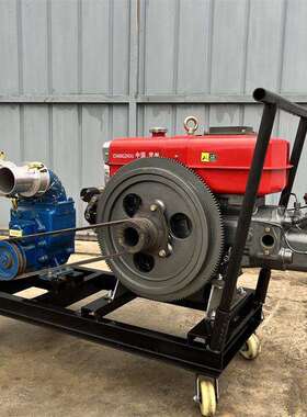 4寸柴油机粪河道排污泵泵浮USD筒水泵螺抽旋排粪抽机