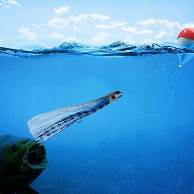 Squid Skirt Bait Sea Fishing Lure Big Game Drag Fishing