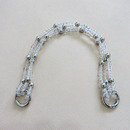 珠子链条水晶包链包带子短提手箱包配件包带手提短带链条