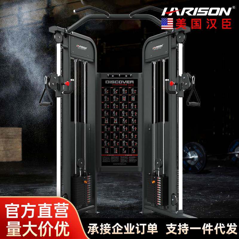 汉臣力量飞鸟龙门架综合训练器高低拉一体多功能家用健身器材109