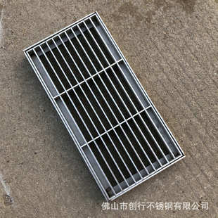 定制不锈钢地沟盖板304条形格栅盖板316下水道地沟加厚篦子排水沟