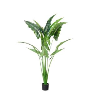 北欧风仿真绿植盆栽萨利安海芋室内客厅仿真植物装饰造景仿真植物