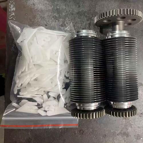 庆兴电动切肉机配件刀组双层齿轮塑料梳片