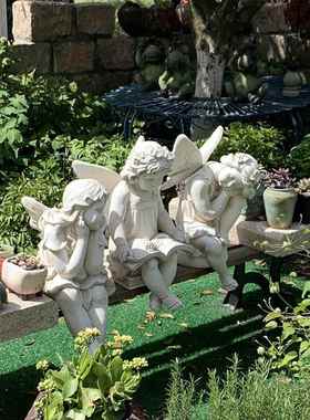 欧式花ttb-5402园庭摆院阳台婚庆观丘比特户外景创意小天使人物雕