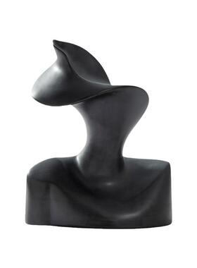 现代简约黑白抽象艺术品人像工艺品书房橱窗柜子内装饰品