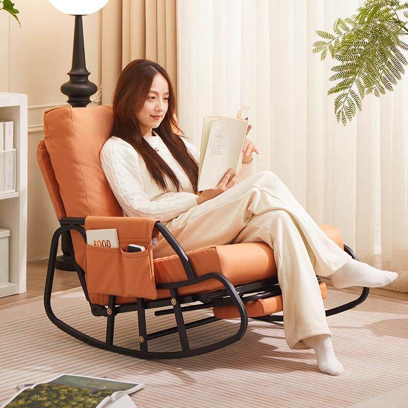 小户型懒人沙发摇椅大人躺椅午休摇摇椅成人可睡觉阳台家用休闲椅