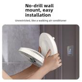 厨房专用风扇桌面小风扇户外可充电可折叠桌面办公室光声音无打孔