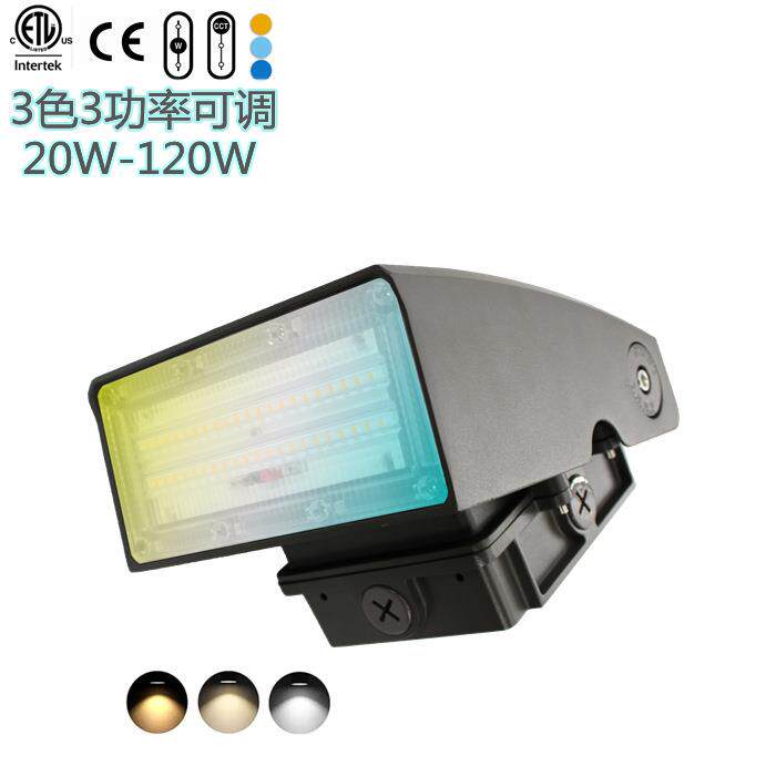 F亚马逊新品户外庭院灯谷仓灯LED光感防水可转角度壁灯100W 120W