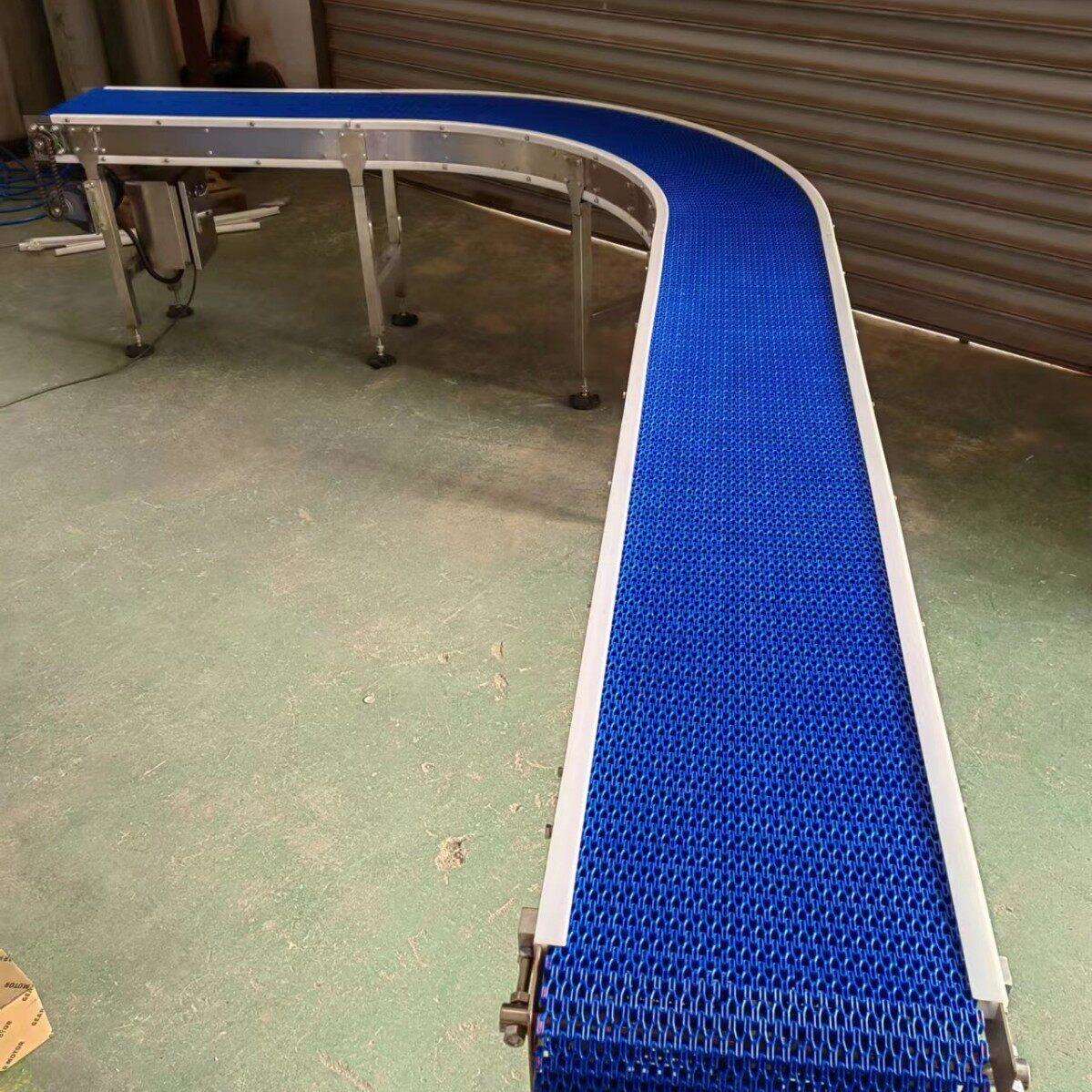 上海链板输送机厂家 定做自动化流水线传送带小型环形 柔性链板输