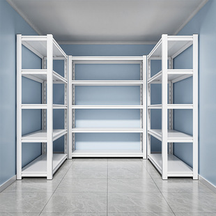 家用货架置物架多层落地仓库阳台储藏室杂物间商用超市钢制收纳架