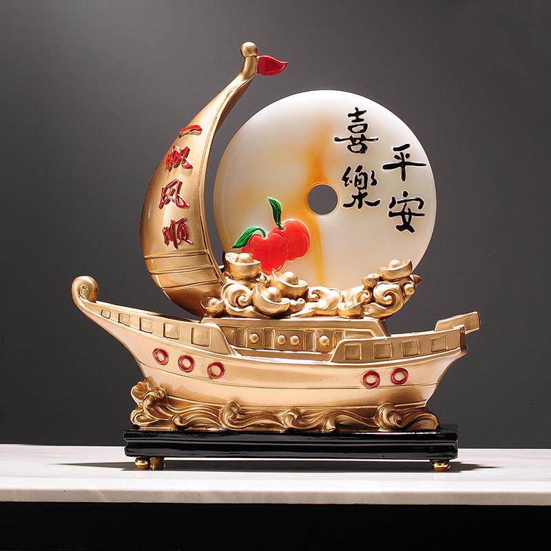 一帆风顺家居装隔断摆一帆风顺设电视柜饰柜台办公工桌面创意摆件