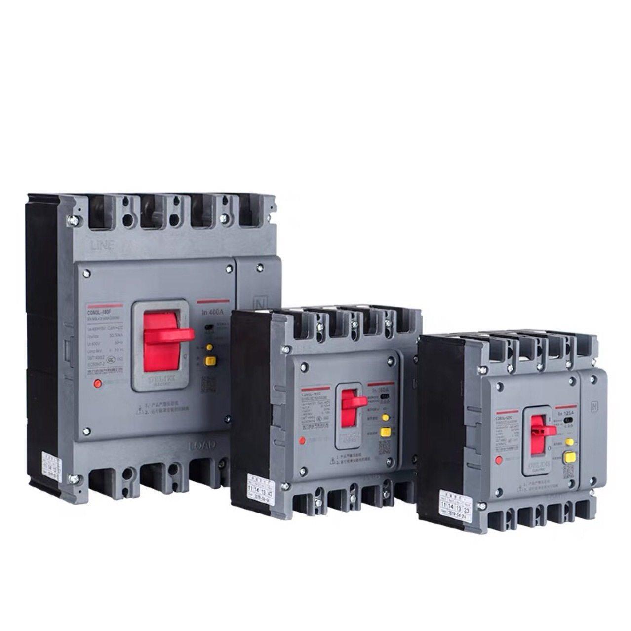 促销现货塑壳断路器CDM3-63C100A160A250A400A空气开关3P