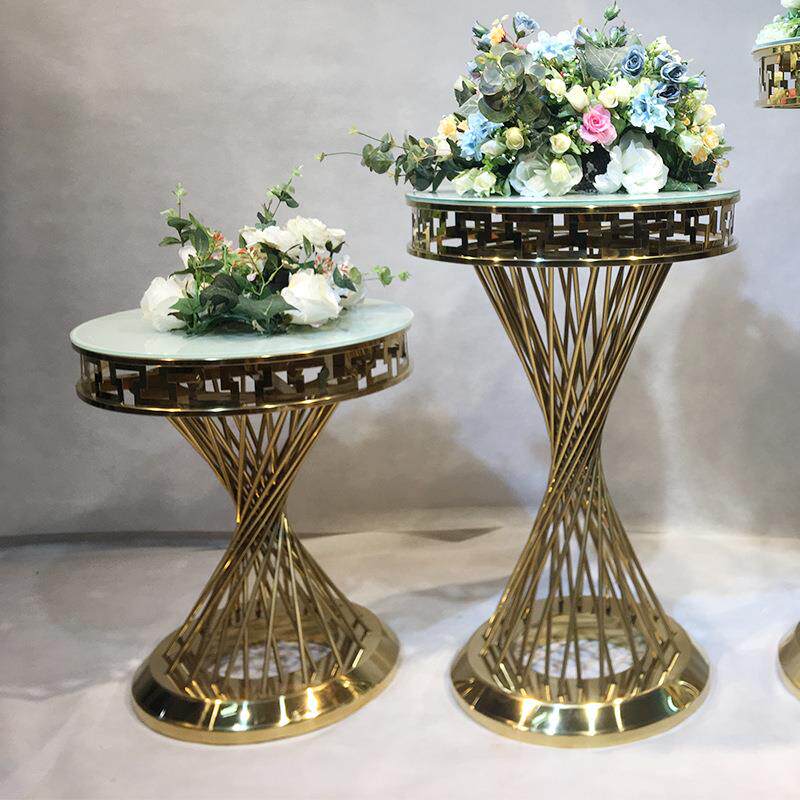 花架落地室内外阳台花盆架客厅植物展示架不锈钢金色花架子置物架