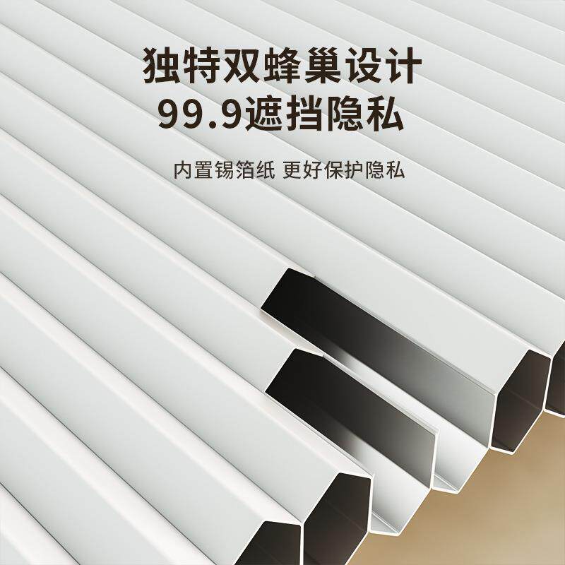 伸缩蜂巢折叠门免打孔客厅用卧室厨卫房生间隔断隐NLB家拉形推门