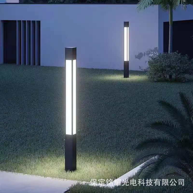 3米庭院灯led户外广场公园小区防水路灯花园草坪灯方形灯景观灯柱