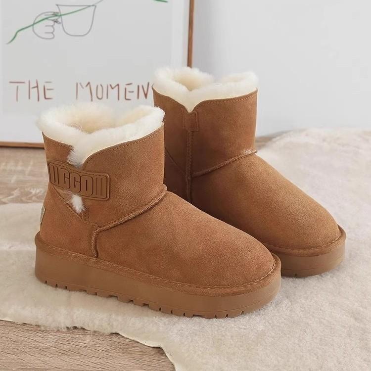 雪地靴多巴胺时髦女靴时尚雪地靴